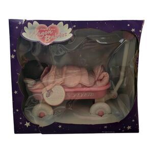 Vintage radio flyer angel love wagon babies doll playset Retro 90s Toy